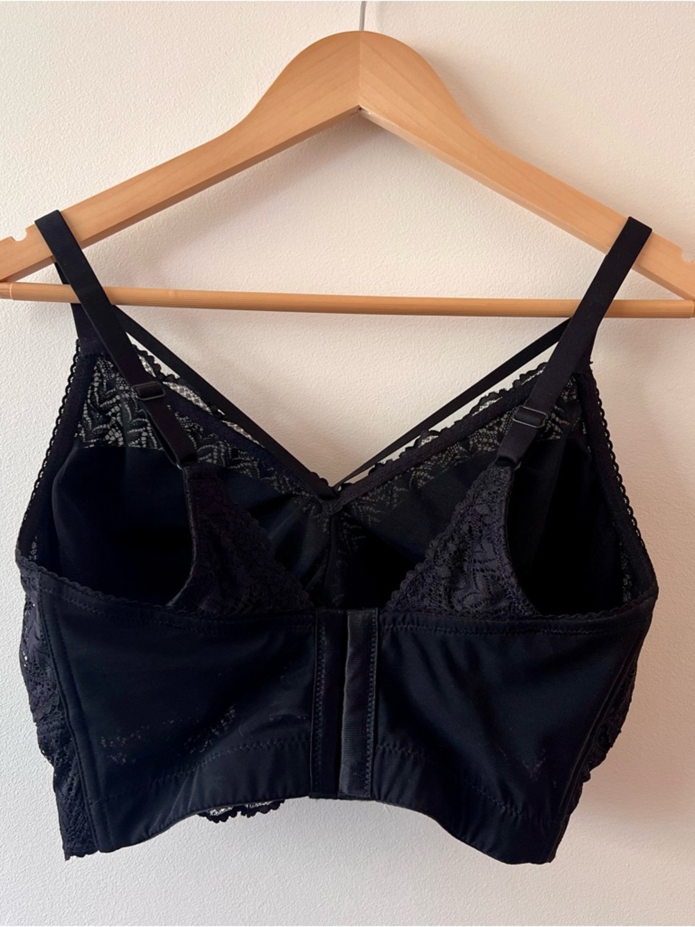 PARFAIT Mia Lace Full Busted Lightly Padded Wire Free Bra Black 30I NWOT - Picture 4 of 9